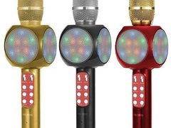 Microfon Karaoke Disco LED